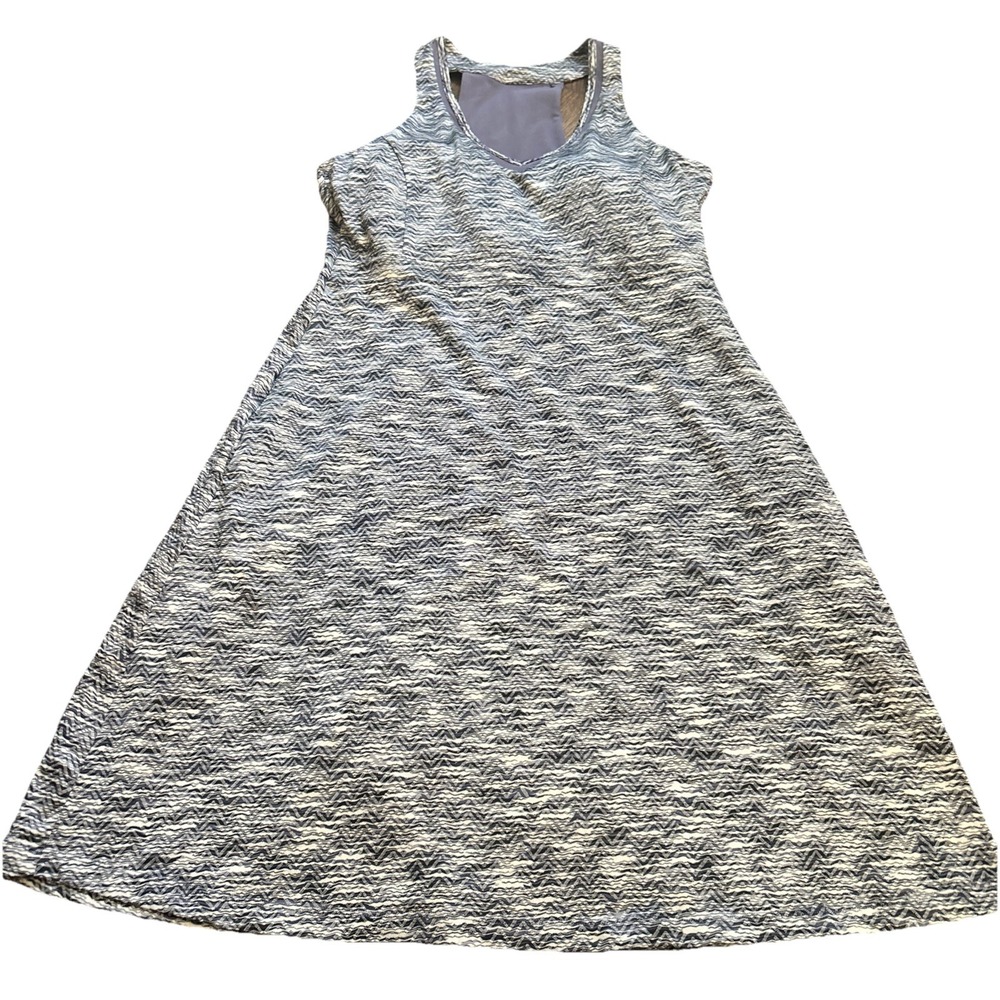 MPG Womens Large Chevron Pattern Tennis Dress Built In Shelf‎ Bra Athletic